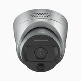 4MP AI Fire Detection Security Camera, Smoke & Flame Detection, Temperature Alarm, Two-Way Audio, 98ft IR, PoE/DC12V, IP67 Waterproof